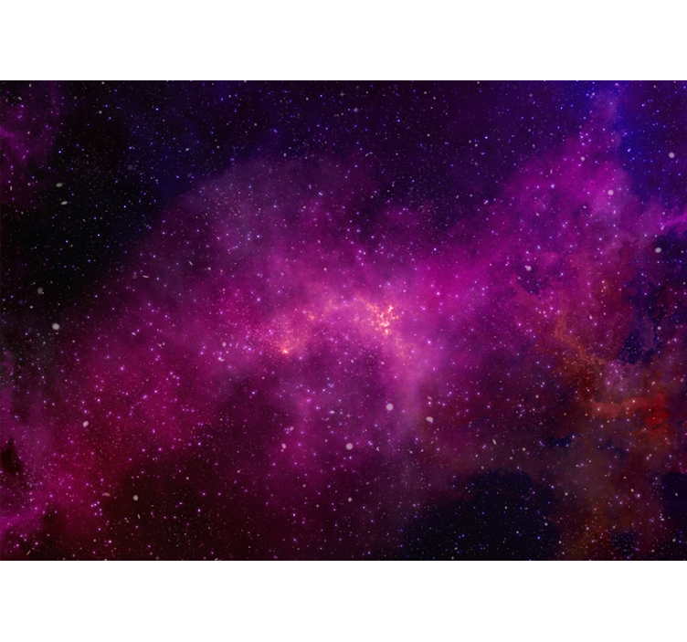Space wall mural cosmic purple vortex - TenStickers