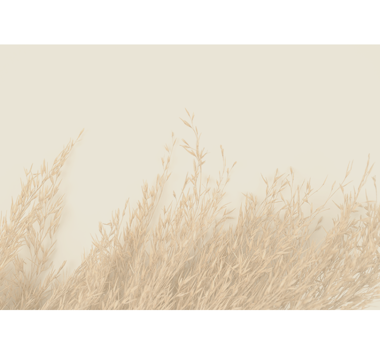 Gentle Grass Landscape wall mural nature - TenStickers