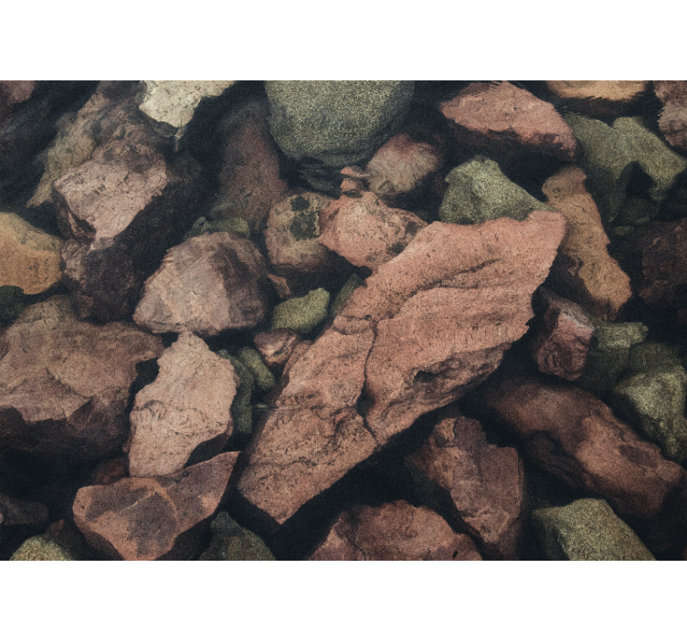 Mural stone wall rocky texture design - TenStickers