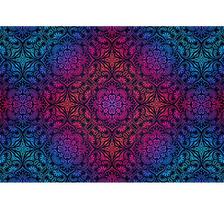 Bohemian mandala mantra zen wall mural - TenStickers
