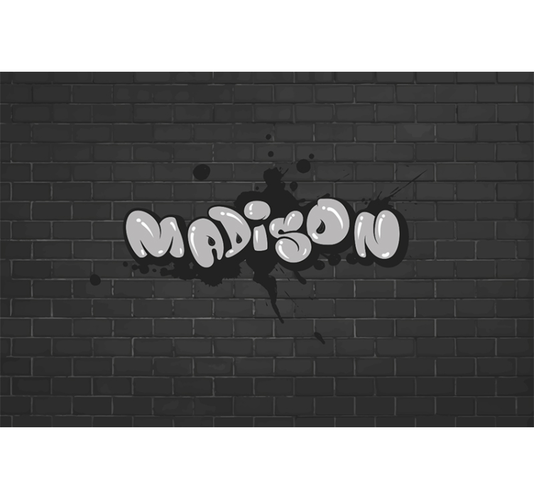 Personalised Graffiti custom wall mural - TenStickers