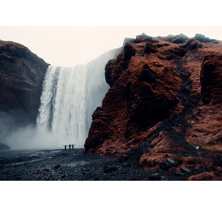 Multiple waterfalls Wall Mural - TenStickers