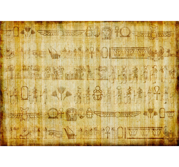 hieroglyphics vintage wall mural - TenStickers