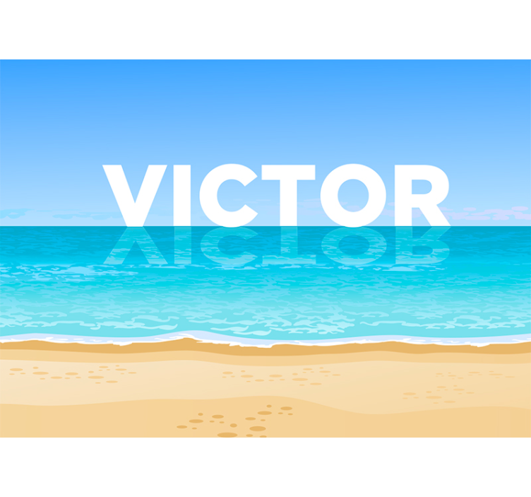 Sights to the sea 3D Wall Mural - TenStickers