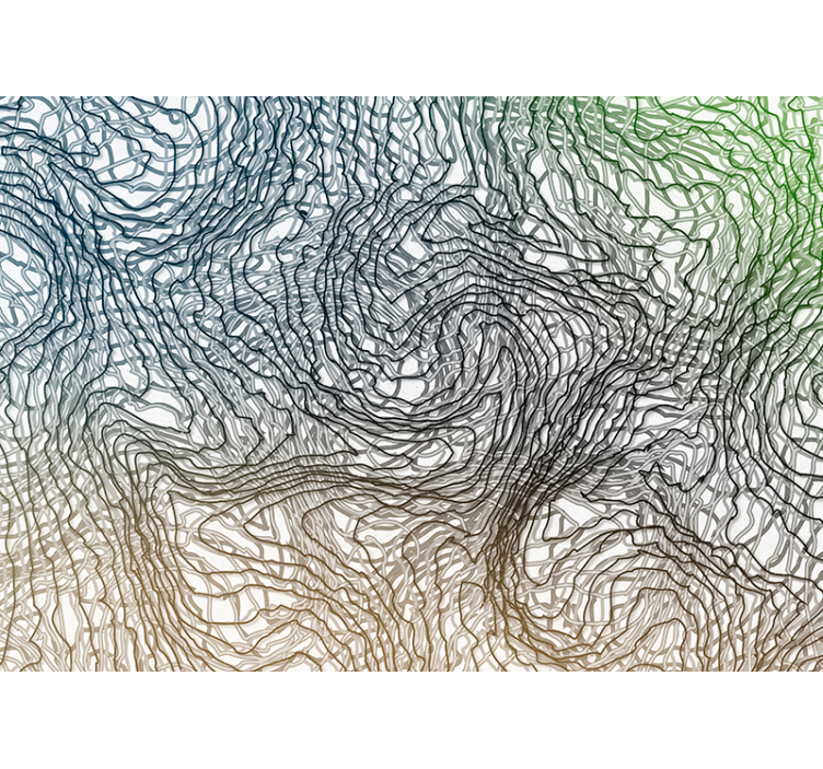 Bright messes lily wall mural - TenStickers