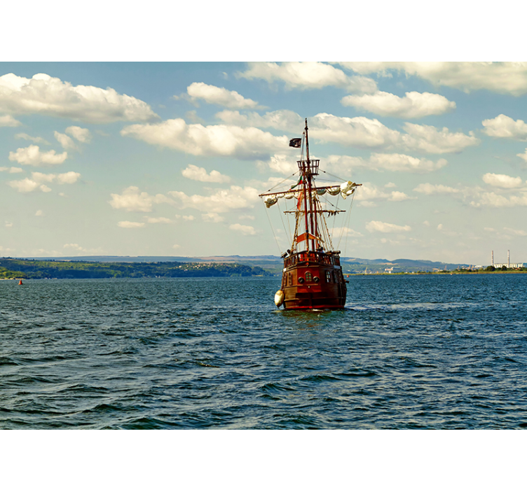 Sailing Ship Adventure wall mural vehicle - TenStickers