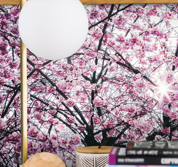 Cherry Blossom Trees tree mural - TenStickers