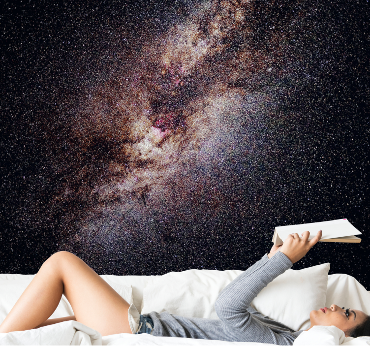 Aesthetic sky with star design Wall Murals - TenStickers