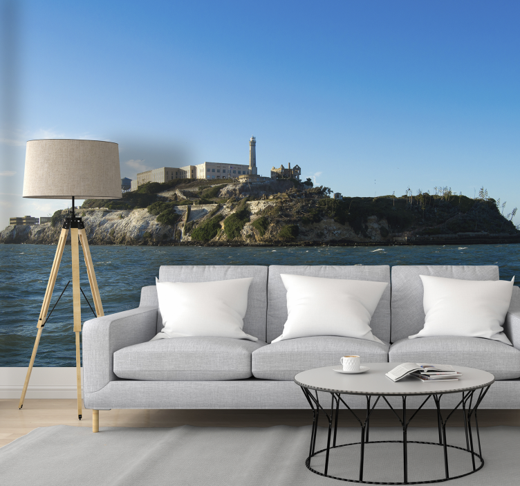 Alcatraz island wall mural - TenStickers