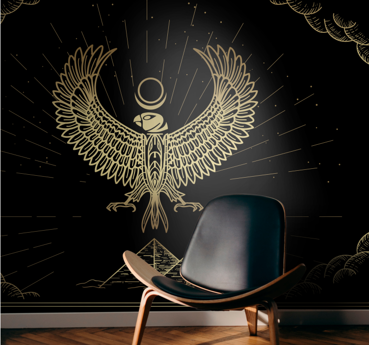 Animals wall mural eagle emblem design - TenStickers