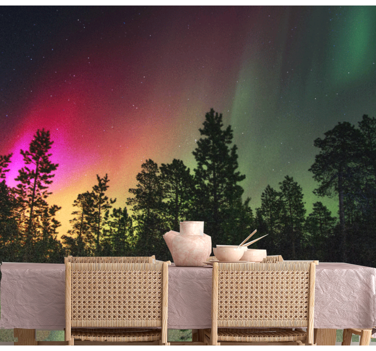 Aurora Borealis Display wall mural nature - TenStickers