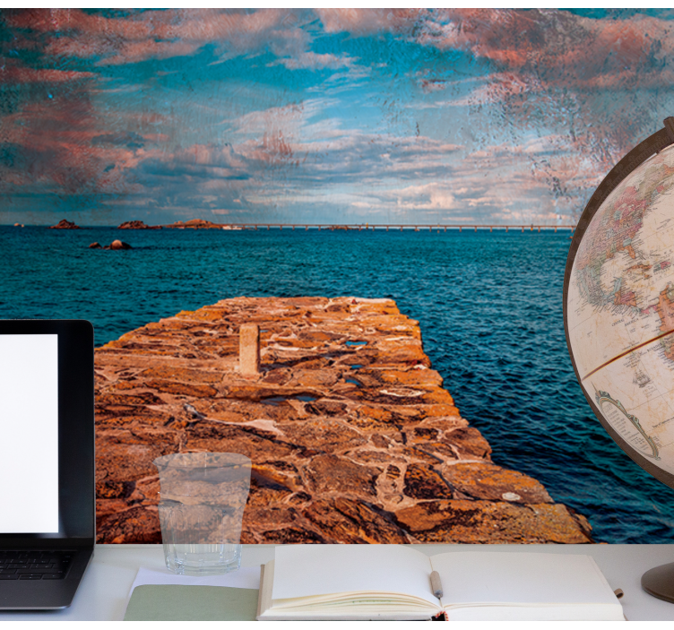 Beach entrance travel wall mural - TenStickers