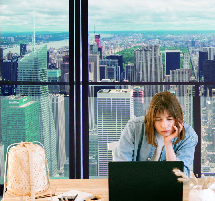 City wall mural new york city skyline - TenStickers