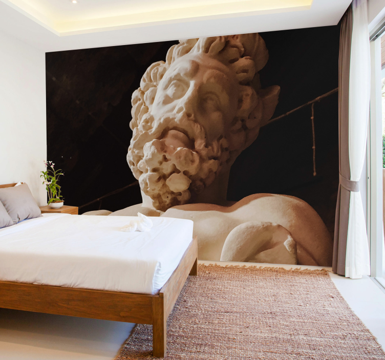 Classic art wall mural classic sculpture close-up - TenStickers