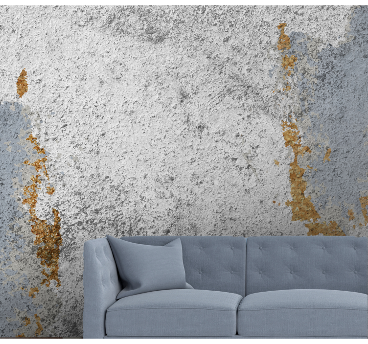 Dark and light concrete wall mural - TenStickers