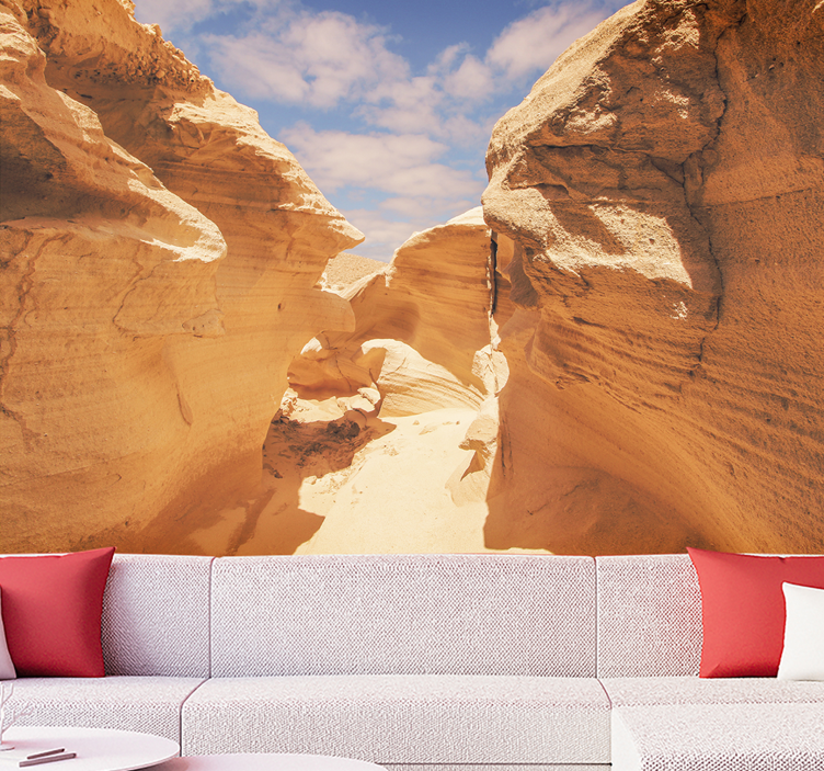 Landscape Wall Mural American Brown rock - TenStickers