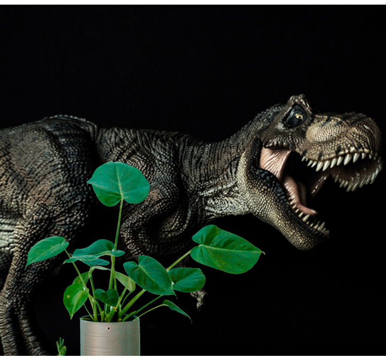 Dinosaur and Plants animals wall mural - TenStickers