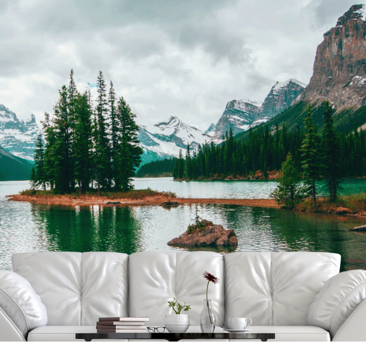 Elegant landscape Home office Wall Mural - TenStickers