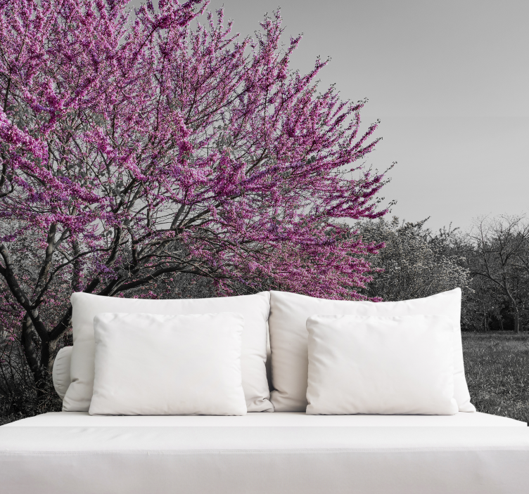 Flower wall mural cherry blossom tree - TenStickers