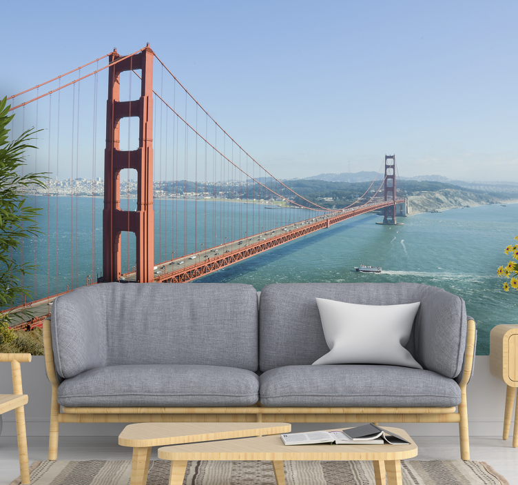 Golden Gate Bridge wall mural - TenStickers