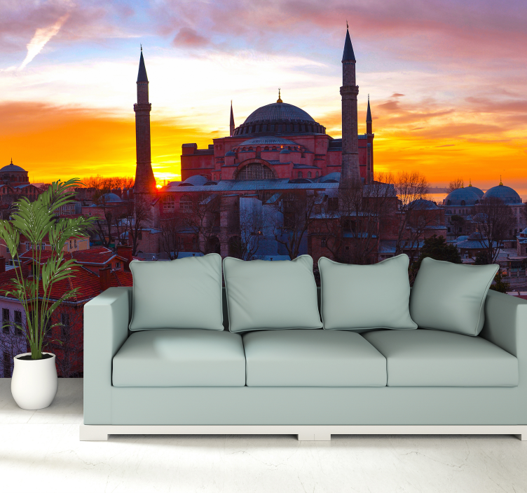Istanbul Sunset wall mural - TenStickers