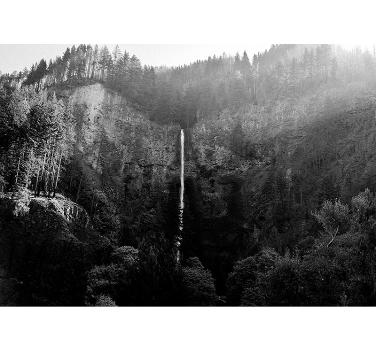 Multnomah falls Waterfall Wall Mural - TenStickers