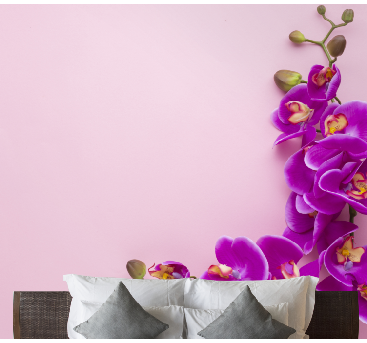 Orchid wall mural orchid floral arrangement - TenStickers