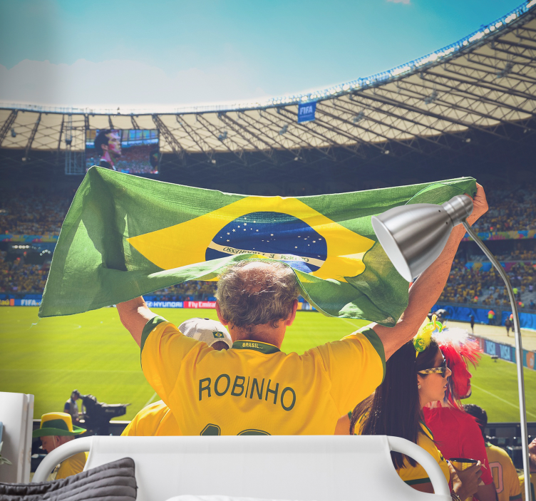 Passionate Brazil Celebration romantic wall mural - TenStickers
