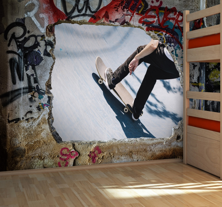 personalized graffiti design Art Wall Mural - TenStickers