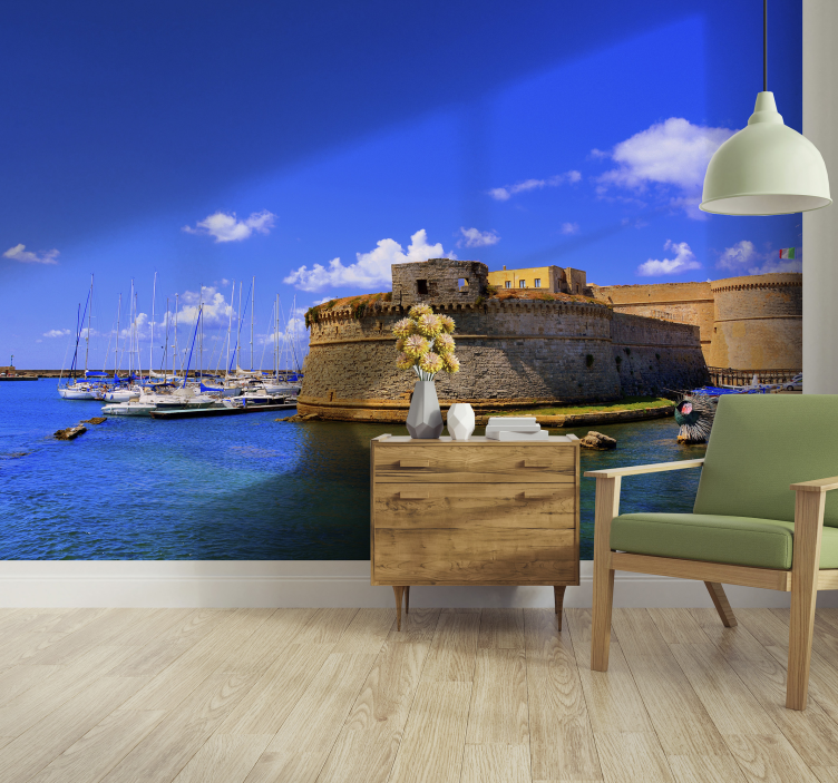 Salento sea view sea wall mural - TenStickers
