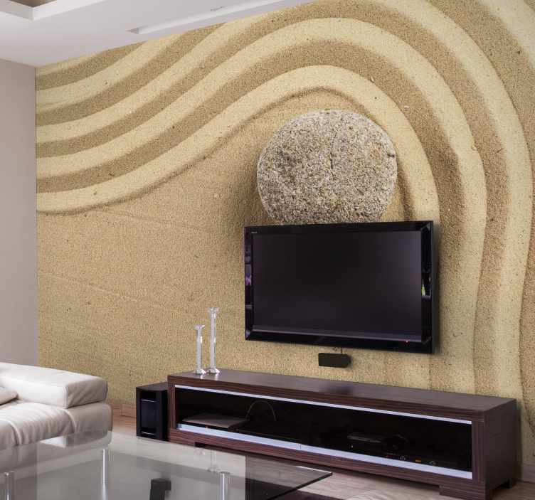 Sand garden zen wall mural - TenStickers