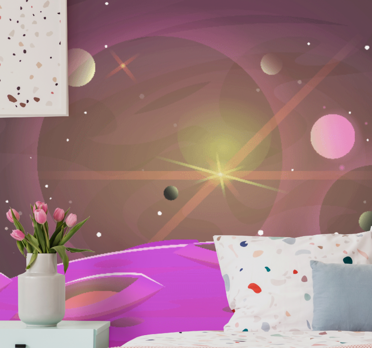 Space wall mural cosmic celestial view - TenStickers