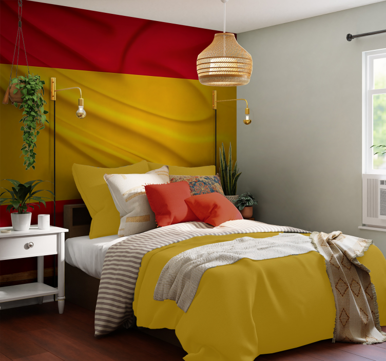 spanish flag wall mural - TenStickers