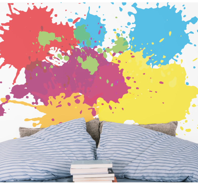 Splash spots Abstract Wall Murals - TenStickers