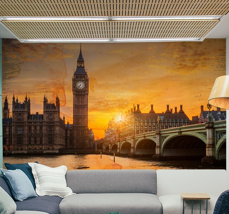 Sunrise in London Wall Mural - TenStickers