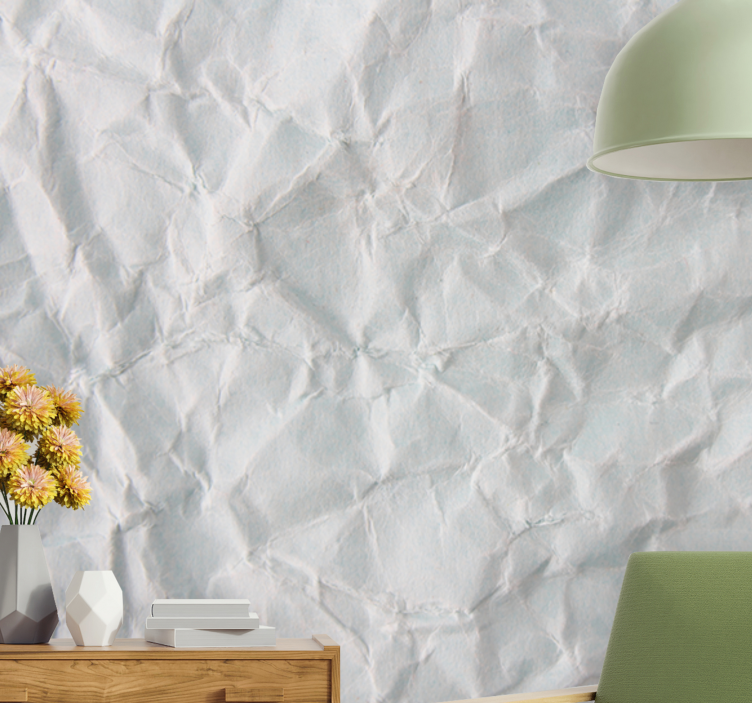 Texture wall mural crumpled paper texture - TenStickers