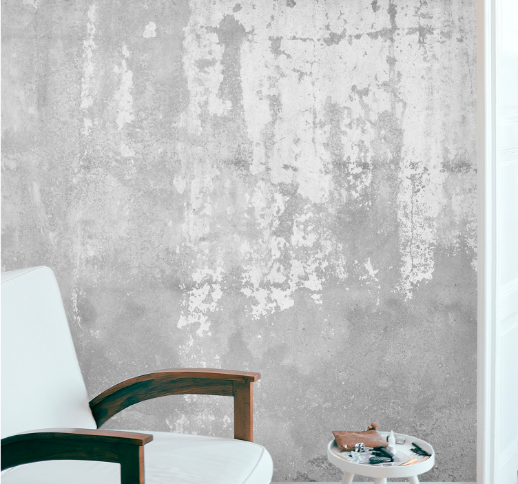 Very old wall effect Concrete Wallpaper - TenStickers