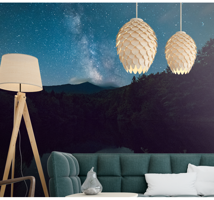 Wall mural nature astral nightscape - TenStickers