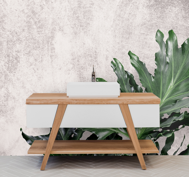 Wall mural nature lush leafy greens - TenStickers