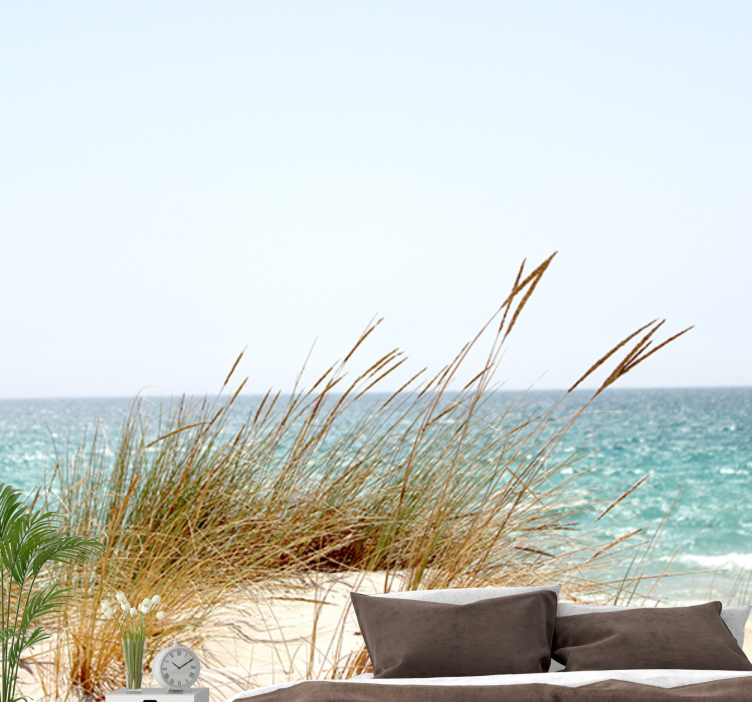 Wall mural nature tranquil shoreline scene - TenStickers