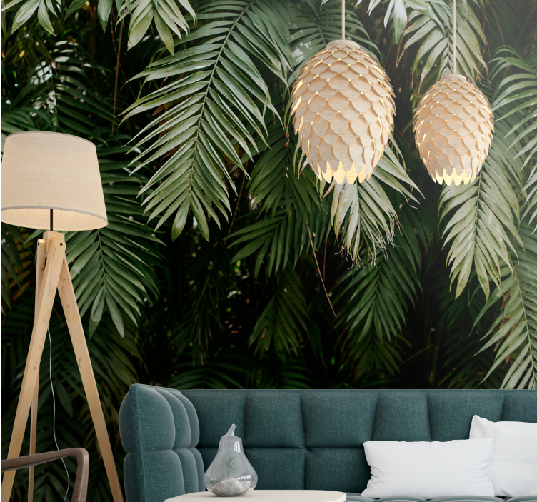 Wall mural nature tropical greenery - TenStickers
