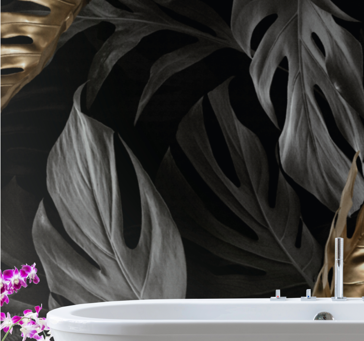 Wall mural nature tropical leaf designs - TenStickers