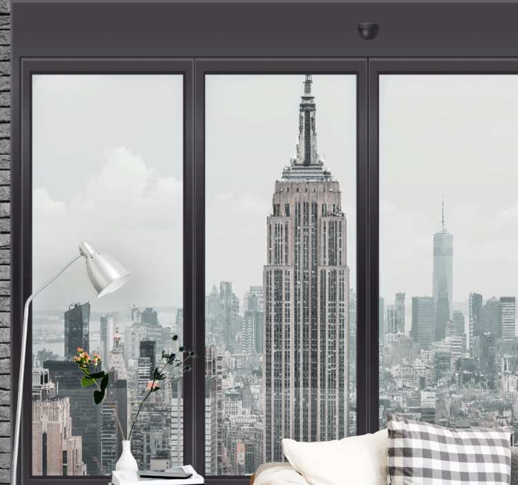 Wall mural new york empire state cityscape - TenStickers