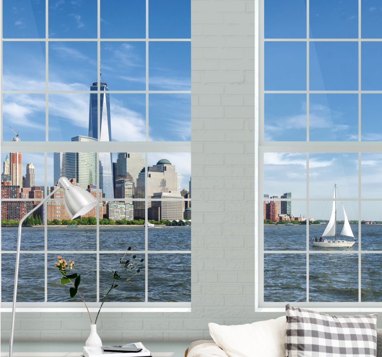 Wall mural new york iconic new york skyline - TenStickers