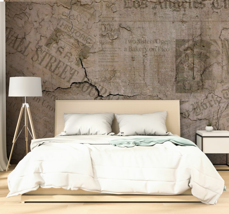 Weathered old texture texture wall mural - TenStickers