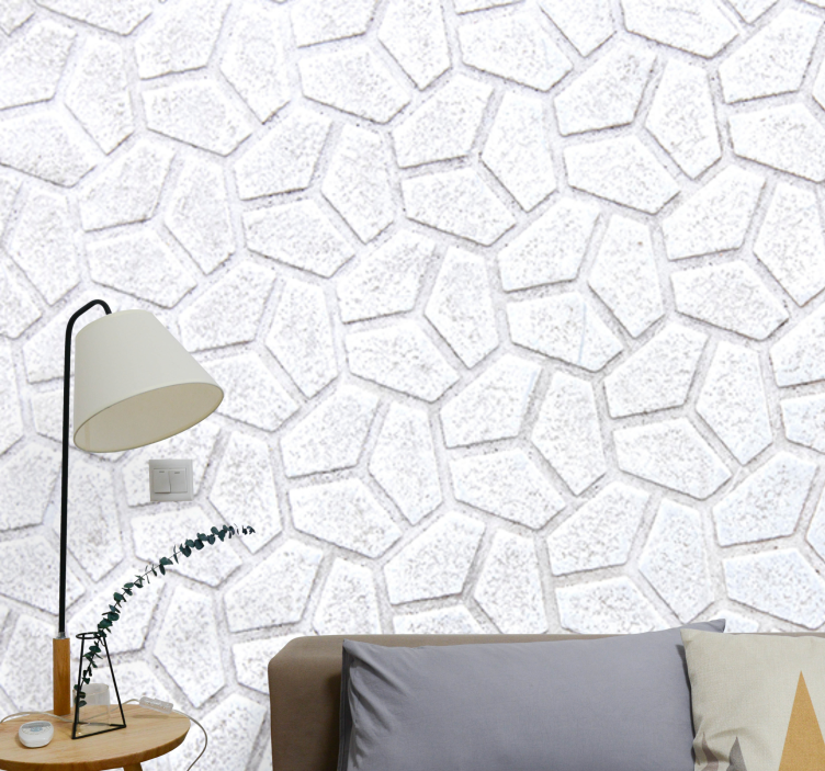 White round bricks Marriage Wall Murals - TenStickers