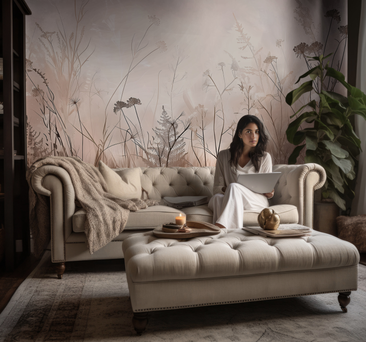 Wild nature mural scenery wallpaper - TenStickers