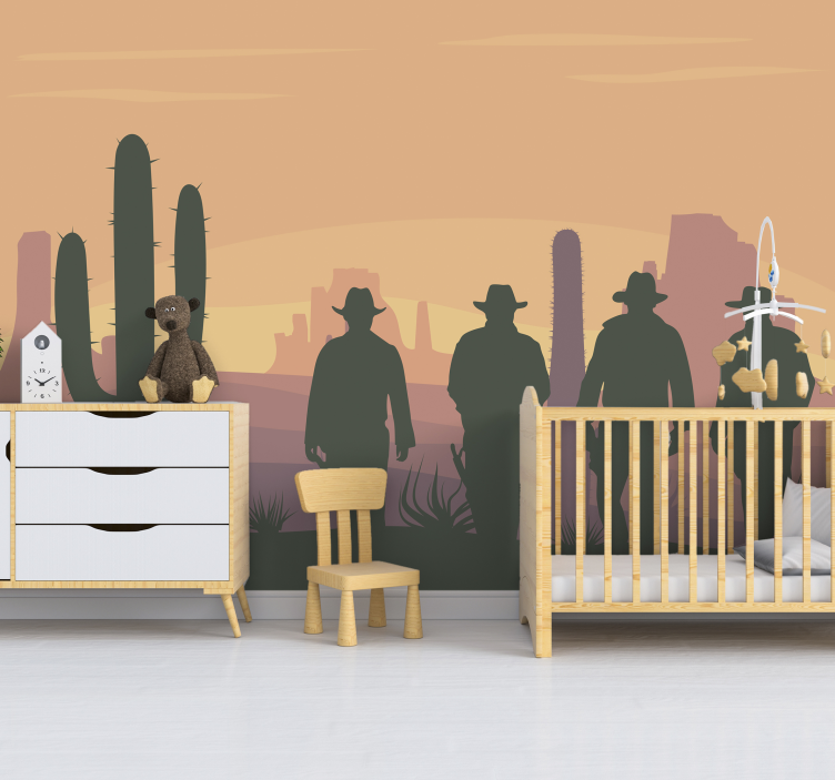 Wild west Desert Wall Mural - TenStickers