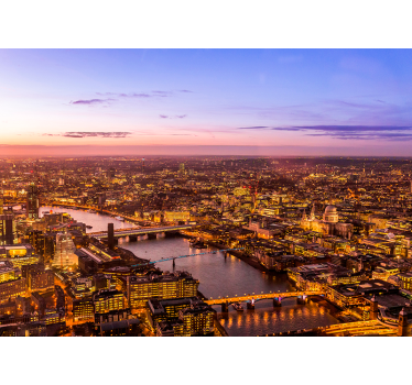 London Skyline Wall Mural - TenStickers