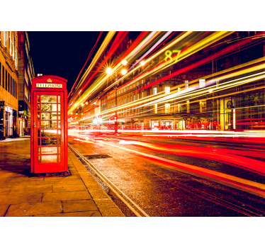 Streets of London Wall Mural - TenStickers